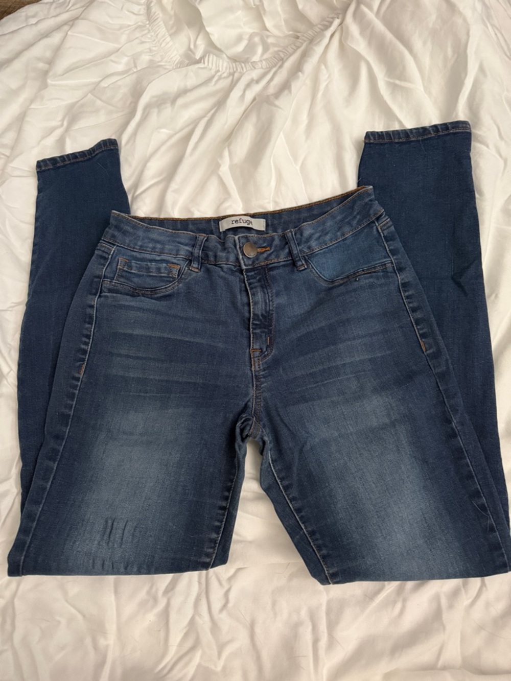 refuge Dark Blue Skinny Jeans